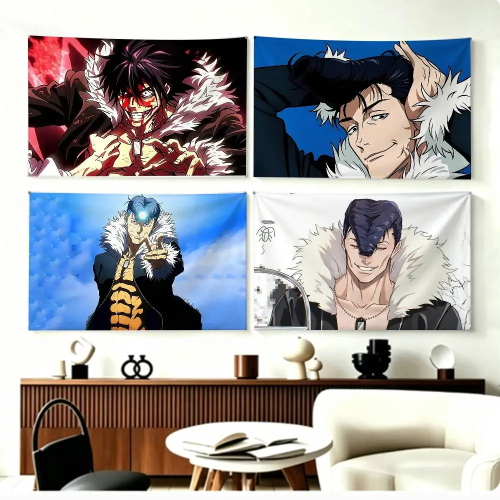 COOL R-Ryu Ishigori Jujutsu Kaisen    Flags Wall Hanging Background Art Banner for Bedroom Home Outdoor Decor