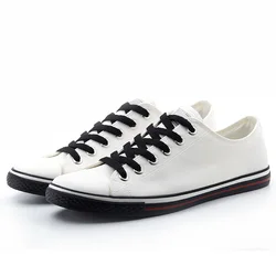 Fashion Brand Shoes Men Canvas Shoes Low top Breathable Cloth Footwear Mens Casual Shoes Classic White Black K299