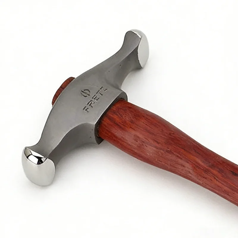 Fretz HMR-9 Jeweler’s Wide Raising Embossing Hammer for Jewelry Broad Strips Blocking Metal Stake Forming Work