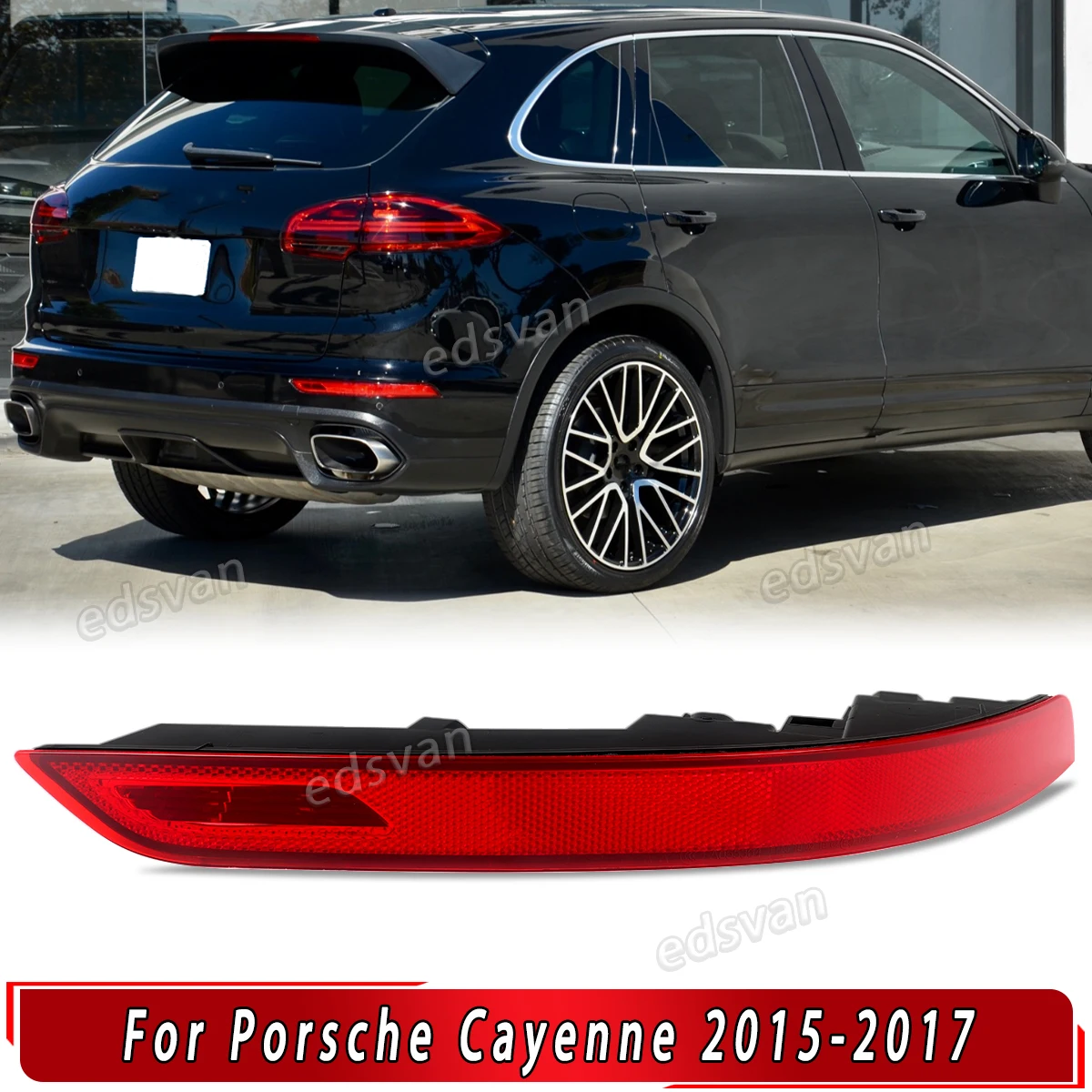 

95863110610 Правый задний бампер Противотуманный отражатель для Porsche Cayenne 2015-2017 гг.