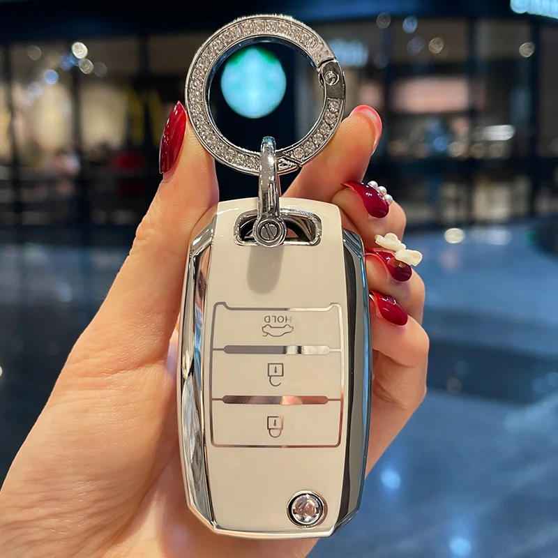 

Keyring Car Key Case Cover for Kia K2 Rio Sorento K4 Cerato Picanto Stonic Carnival Niro Morning Picanto Elantra Verna Sportage