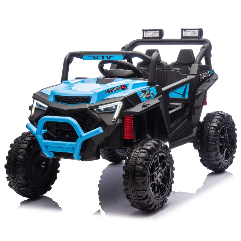 

24V 400W Kids Ride On Electric UTV W/Parents Remote Control,Advanced center panel with Music,Bluetooth,,Power Display For Kids
