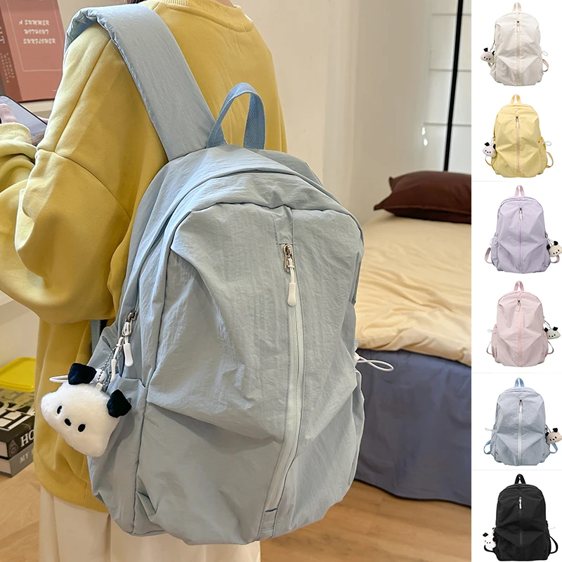 حقائب ظهر للكمبيوتر المحمول حقيبة ظهر مدرسية جامعية للنساء حقيبة رجالية للسفر والعمل Daypack حقائب كتب كبيرة من النايلون للمراهقين
