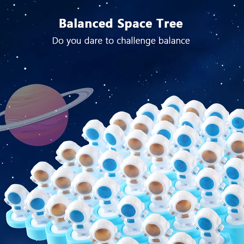 Balancing Astronauts Puzzle Toy Set Space Balance Stacking Leisure Interactive Desktop Battle Children Board Games Balanced Tree