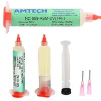 Lead Free and Halogen-free Soldering Flux AMTECH 559 BGA SMD PCB Phone Repair Cleaning-free 10CC Needle Tube Welding Oil
