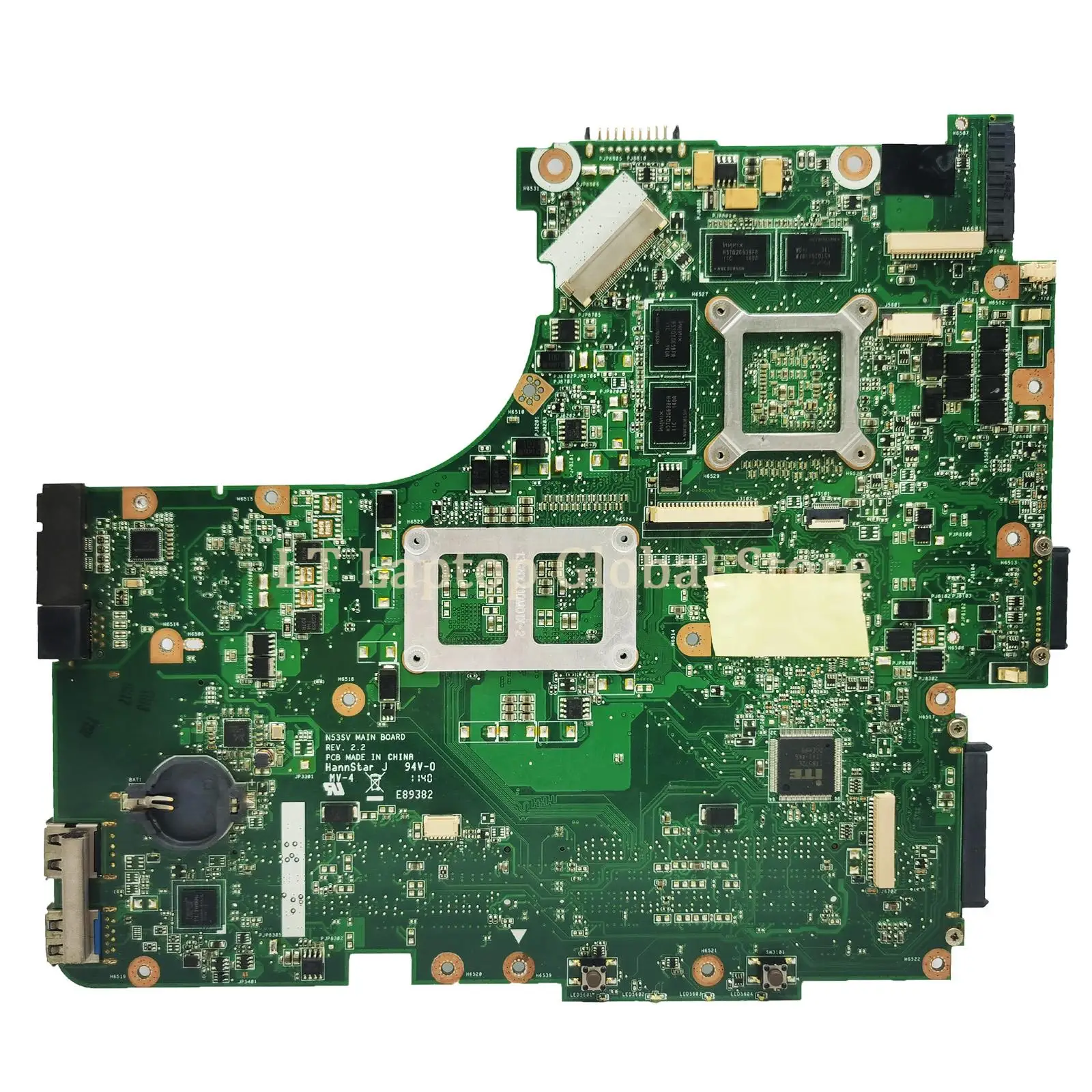 N53SV Mainboard Laptop ASUS N53S N53SN N53SM Motherboard GT540M GT550M GT630M 2 * Slot REV:2.2