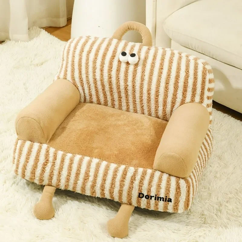 

Autumn Kennel Removable Dog Bed Small and Medium Dogs Bigbear Teddy Cat Nest Winter Warm Dog Sofa Pet Cushion Pet Supplies