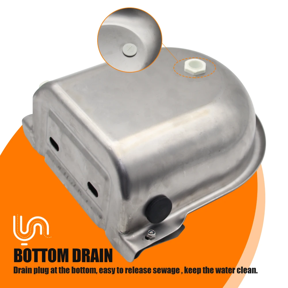 Aço inoxidável waterer automático pet gado ferramenta animais tigela de água com bola flutuante para gado cavalo cabra ovelha cão