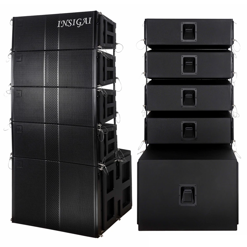 BA210 Dual 10 Inch Line Array Sound System Speaker Box Active Passive Professional Double 10 Line Array Speakers Sound System