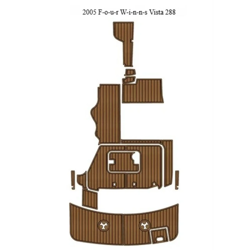 

2005 F-o-u-r-i-n-n-s Vista 288 Платформа для плавания, кокпит, отверстие из ЭВА, настил из тикового дерева, напольная лодка, напольная пенопластовая настилка