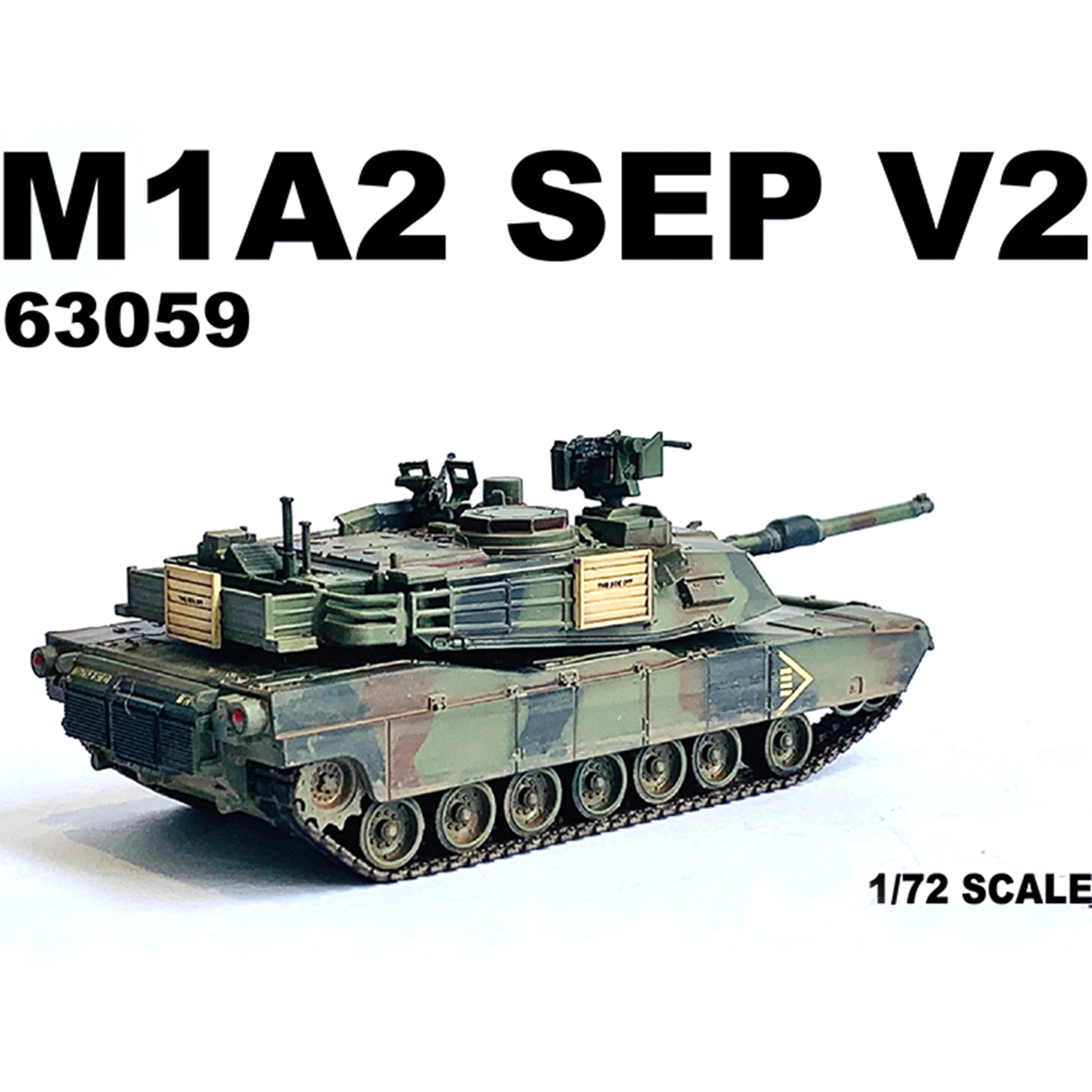 1: 72 DG63059 US M1A2 SEP V2 Main Battle Tank Model Finished product collection model