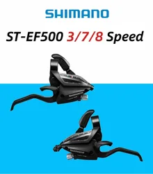 Shimano ST-EF500 Shifter 3s 7s 8s EZ FIRE PLUS Brake Lever 21speed 24speed With Window MTB Mountain Bike Cycling Part