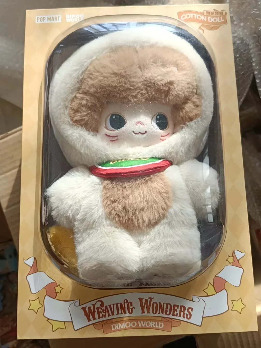 Original POPMART Dimoo Series Cotton Doll Unicorn By Your Side Cute Toy Figure Exquisite Blind Box Surprise Xmas Gift