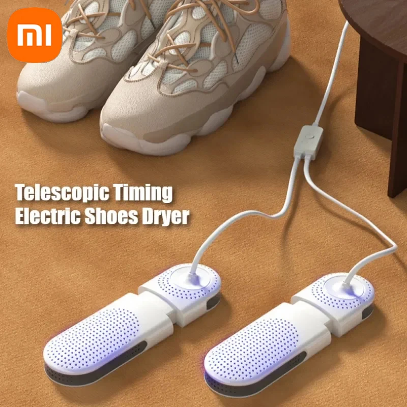 Xiaomi Portable Electric Shoes Dryer Deodorizer with Heat Dehumidifier Device Timer Heater Eliminate Odor Shoe Drying Household