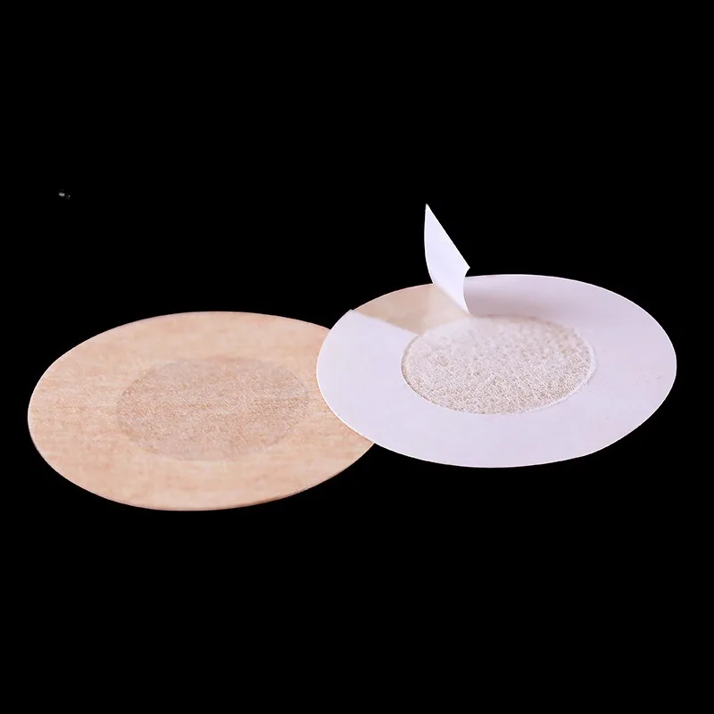 100Pcs Nipple Sticker Disposable Invisible Chest Sticker Non-woven Bra Breast Patch Bra-less Pasties Pad Nipple Cover Stickers