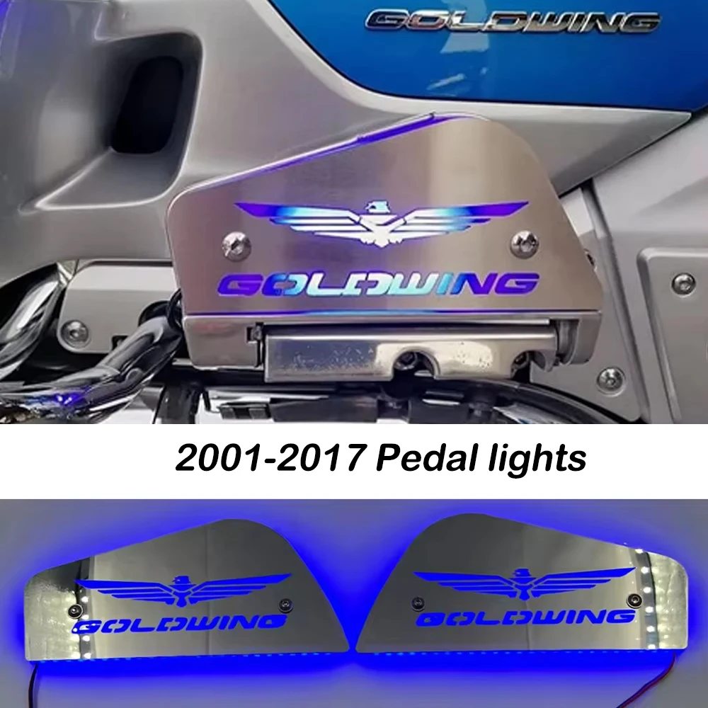 

2001-2017 Goldwing 1800 LED Decorative Light Accessories For GOLDWING 1800 GL 1800 Rear Windshield Foot Pedal Luminous Light