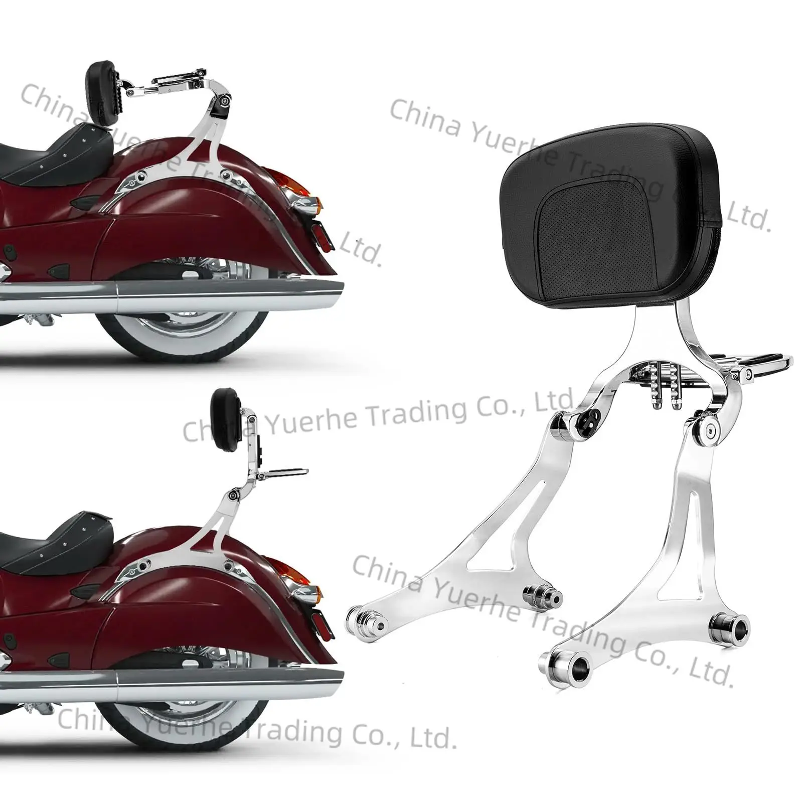 

Регулируемая спинка Sissy Bar для моделей Indian Chieftain Dark Horse Vintage Challenger Springfield 2014-2024 гг.