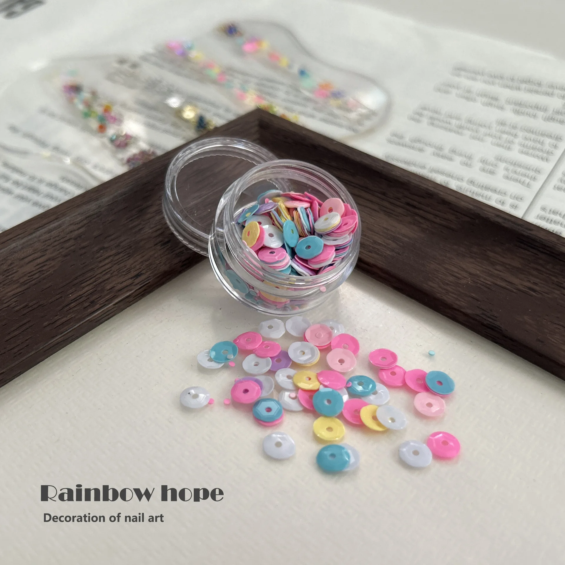 Colorful Nail Art Material Star Button Nail Art Jewelry Nail Art Decorations