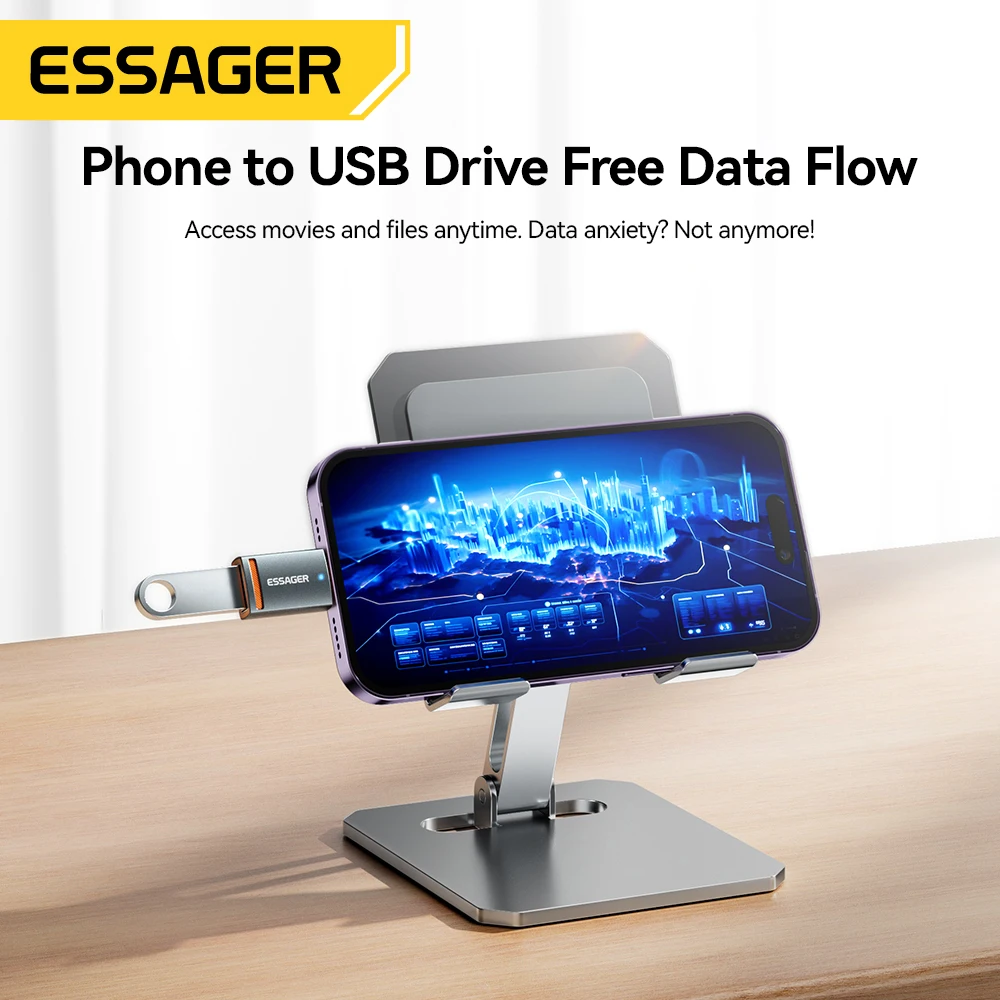 Essager-USBメス-タイプCアダプター,オスコンバーター,USB 3.0,otgコネクター,macbook pro,air,samsung s20,s10