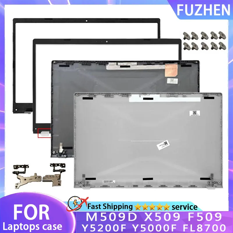 New For ASUS F509 Y5200F Y5000F FL8700 M509D X509  Laptop LCD Rear Cover/Front Frame/hinge