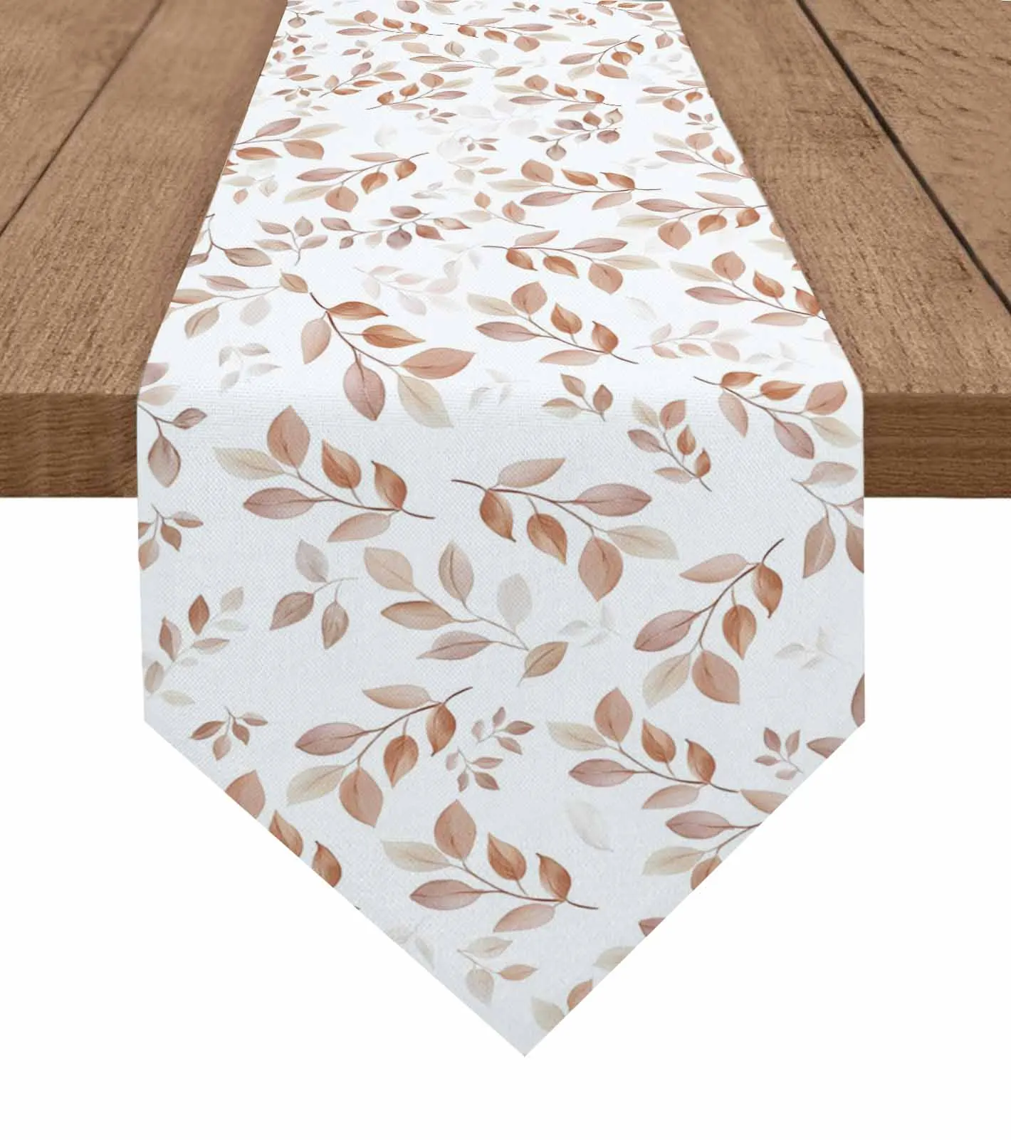 

Abstract Plant Leaf Texture Table Runner Holiday Wedding Party Decor Table Runners Dining Table Cover Decor