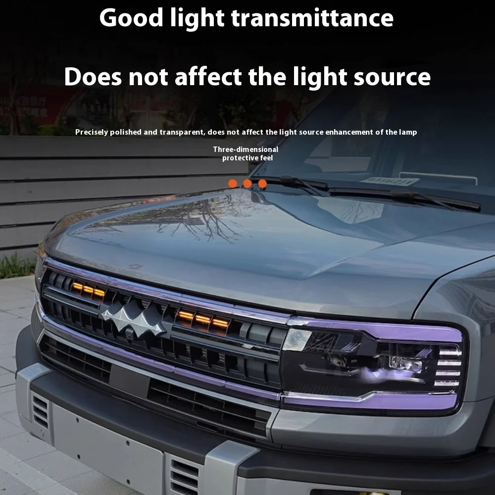 BYD Leopard 5 Smoked Headlight & Taillight Film - Image 5