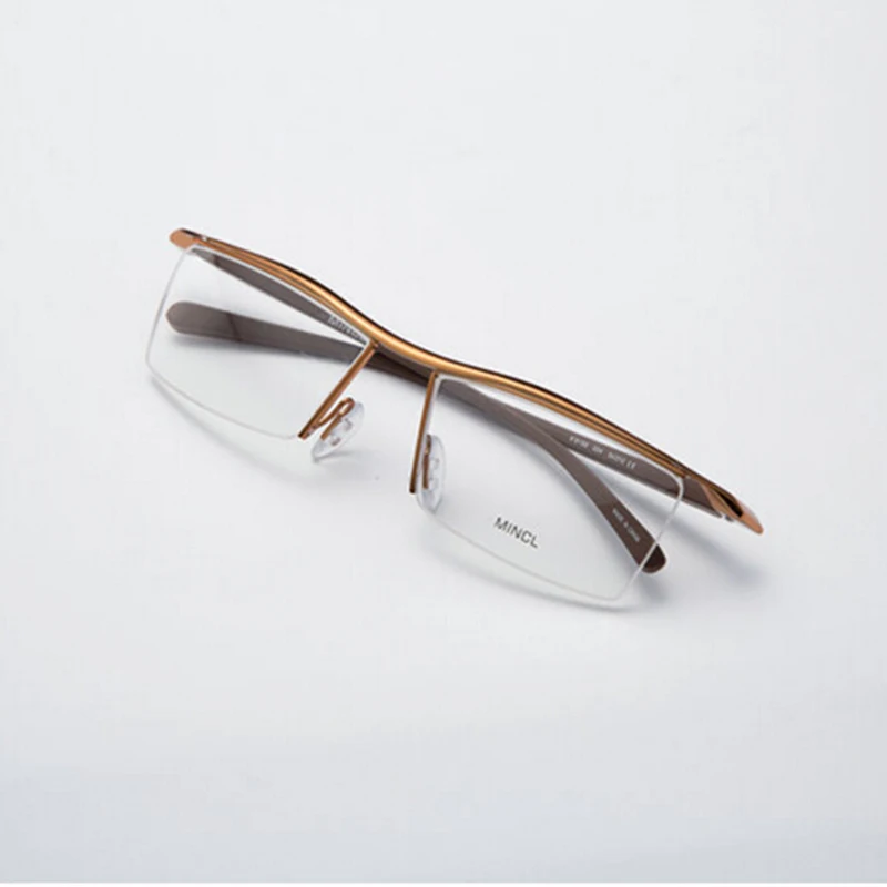 Men Optical Frames Eyeglasses Frames Rack Commercial Glasses Fashion Eyeglasses Frame Myopia Titanium Frame TR90 Legs