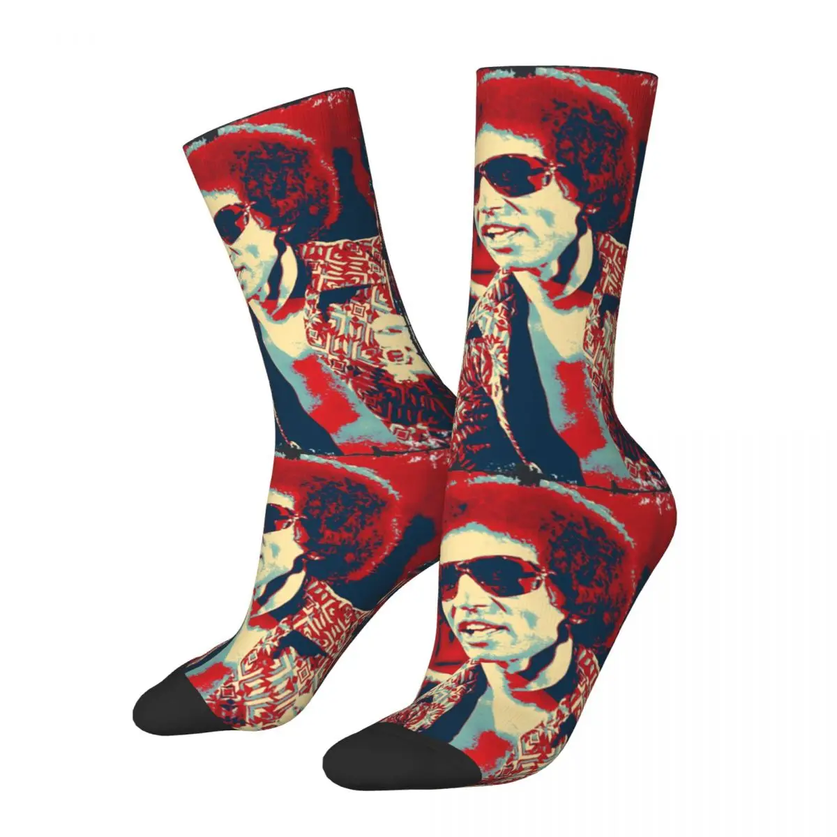 Hip Hop Vintage Effect Crazy Men's compression Socks Unisex JUL Harajuku Pattern Printed Funny Novelty Happy Crew Sock Boys Gift