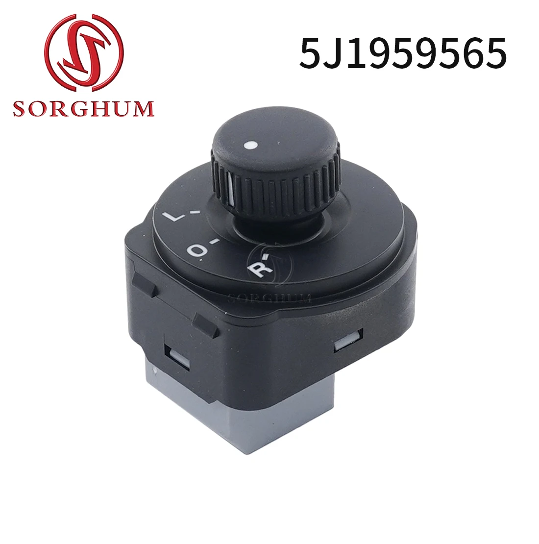 Sorghum 5J1959565 Exterior Side Rearview Mirror Switch Knob For Skoda Fabia II 2 Rapid Combi Roomster Practice Praktik 2006-2015