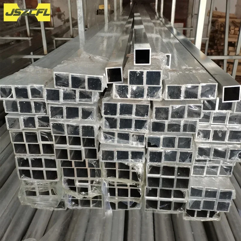 6082 Aluminum Square Tube 30x40x3mm 40x40x4mm Rectangular Al Rod Profile Support Zero Cutting Customized Length 400mm