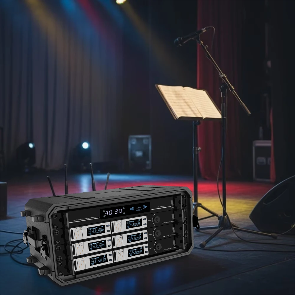 Suitable for Portable Enclosures Power amplifiers and 4U Microphone Receivers Drawer-Style Enclosure Suitable for Concerts - view 2