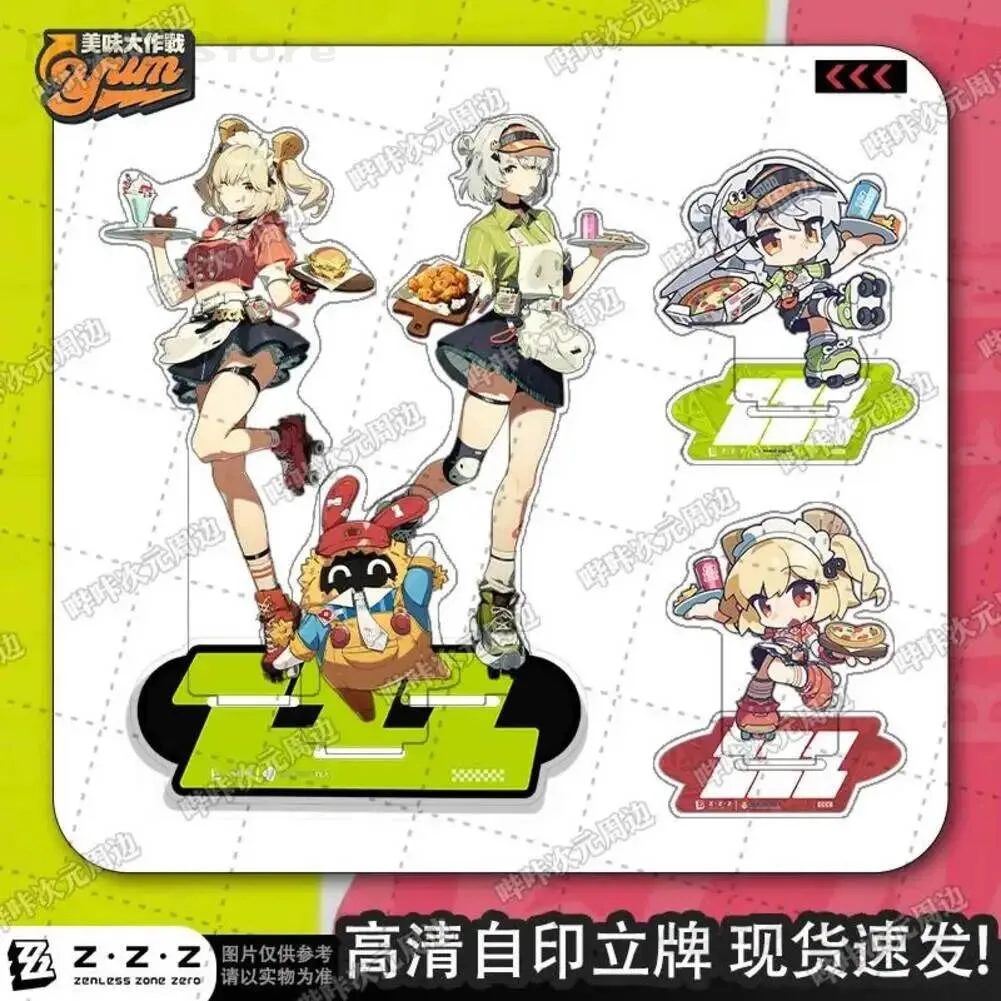 

Desktop Acrylic Ornament Game Stand Decoration Zenless Zone Zero Soldier Anime 0 - Anby Burnice Whita Props Model Display -