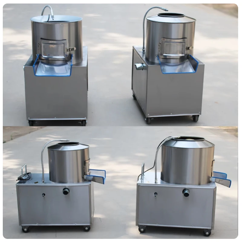 

Electric Fully Automatic Potato Cutting Machine Peeling And Slicing Device for Kitchen And Restaurant Use