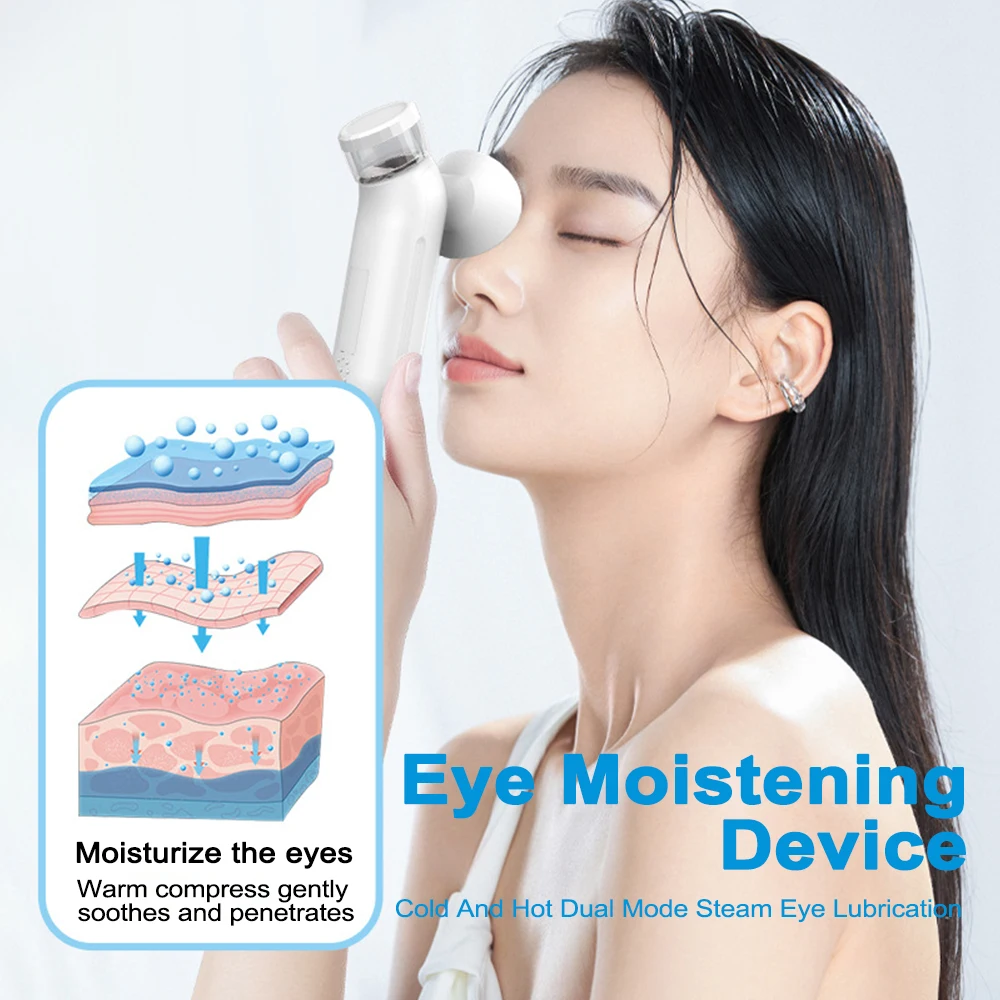 

Nano Steam Eye Moistening Device Facial Skin Moisturizer Hot Compress Eye Care Instrument Spray Eye Wash Device Steam Atomizer