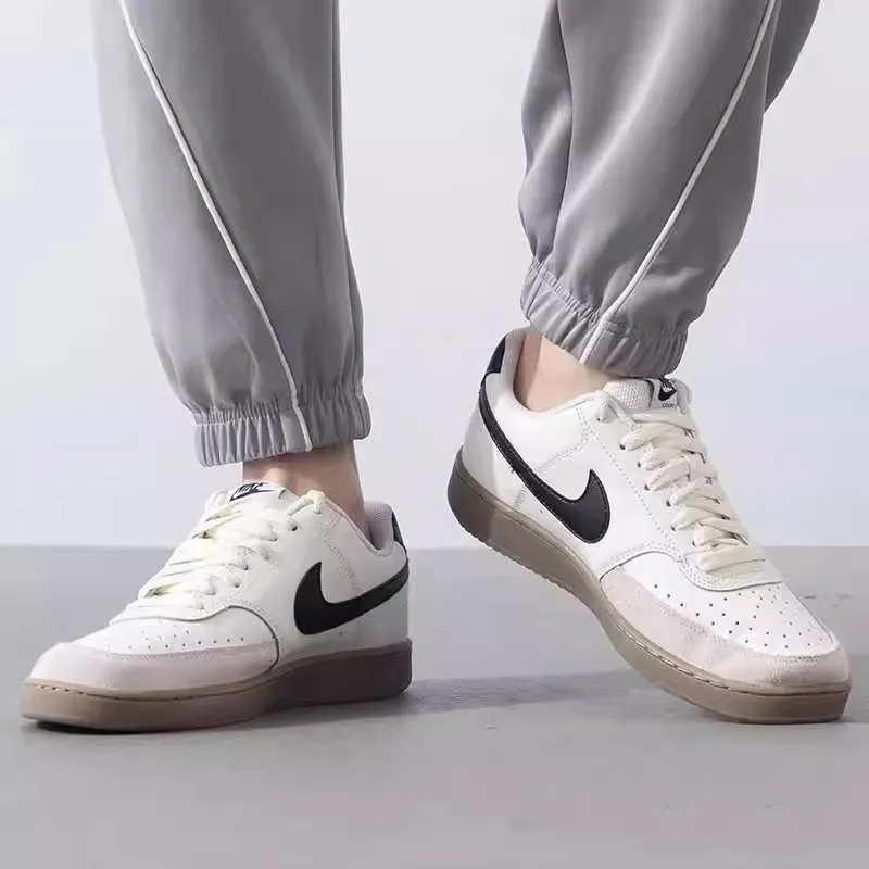 Sapatos masculinos Nike clássicos retrô COURT VISION LO NCPS FWCO moda all-match sapatos casuais tênis