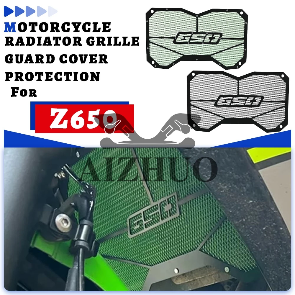 

FOR KAWASAKI Ninja 650 Ninja650 KRT Edition Z650 Z 650 RS ABS 2017 - 2024 Radiator Grille Guard Cover Protection Radiator Guard