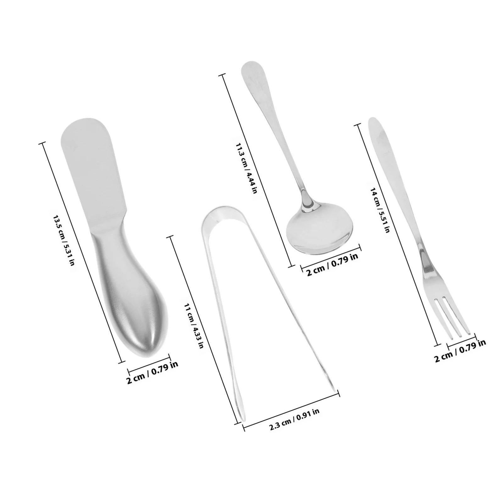 1 セットステンレス鋼チーズサービング器具ポータブルキッチンツールクリームバターケーキシャルキュトリボードチーズスプレッダー