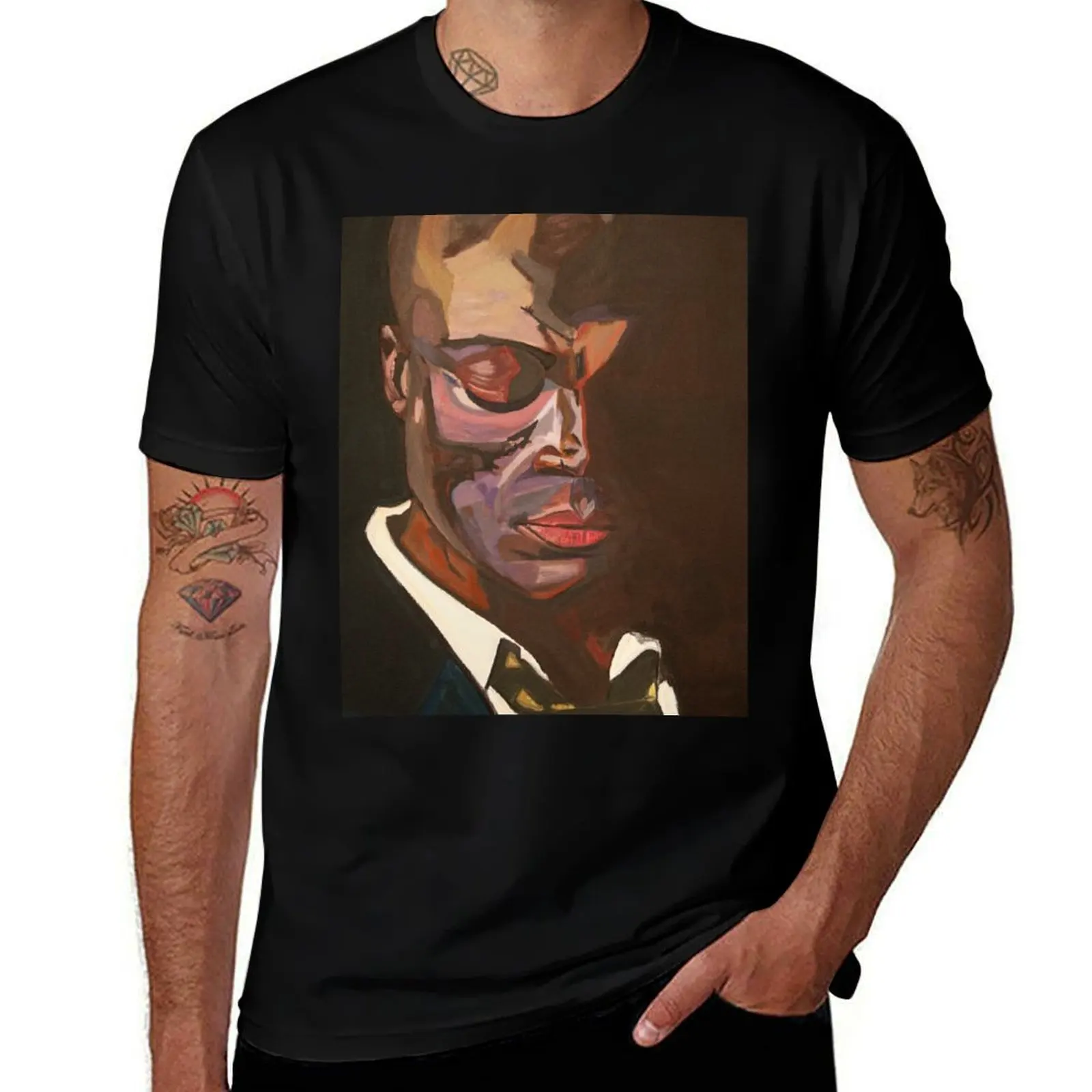 Beautifully Scarred T-Shirt Athletic Fit Sports Short Sleeve Top T-Shirt