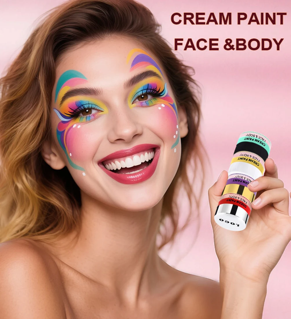 

Private Label Concealer Cream Logo Matte Paint Waterproof Colorful Pigment Moisture Face Makeup Vegan New Package Wholesale