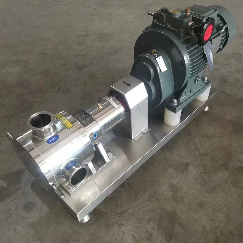 

High Viscosity Food Grade Sine Pump With Variable Speed Low Pressure Feature