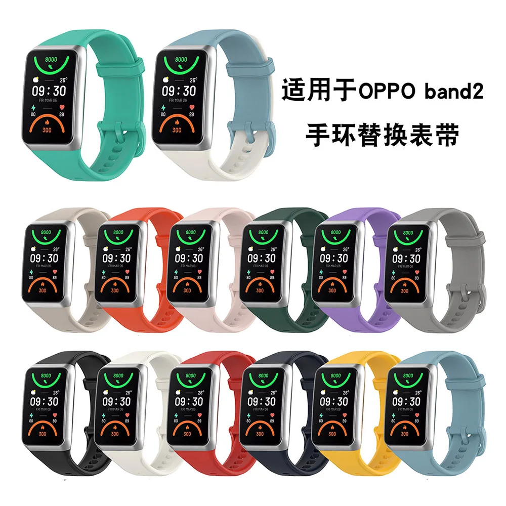 Oppo Band 2用シリコンリストストラップ,時計ブレスレット