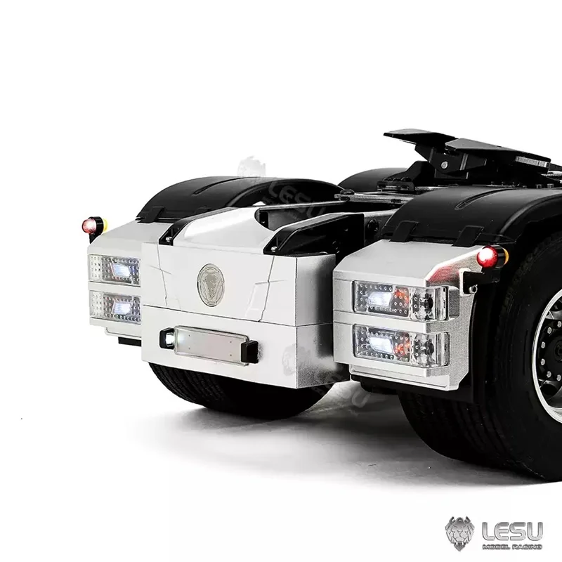 RC 1/14 Heckträger Heckflügel Rücklicht-Set für Tamiya Hydraulikbagger Lader Muldenkipper für SCANIA MAN VOLVO Tripper DIY-Teil – Detail 3