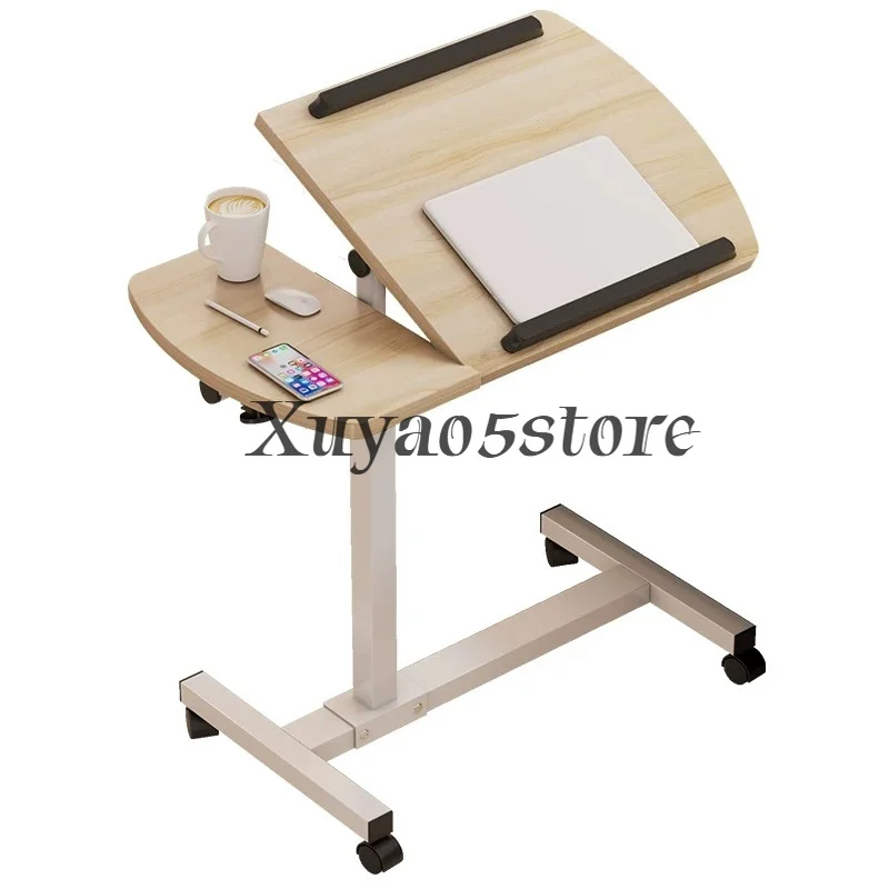 Portable Bedside Table Laptop Desk Adjustable Adjustable Table Folding Sofa Side Table Widened
