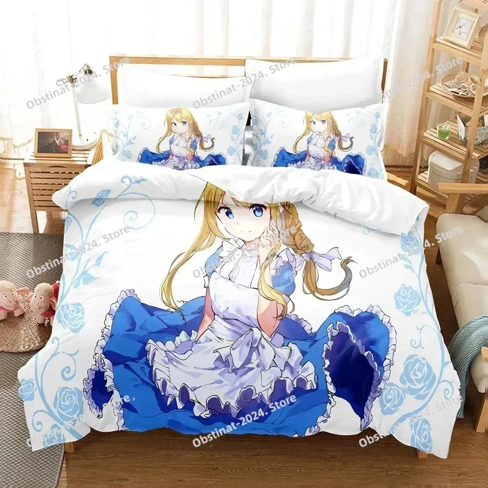 3D Sword God Domain Bedding Set Printed single Comforter Quilt Bed Cover Duvet Cover Pillow Case 3 Pieces Sets Kids Adult Size