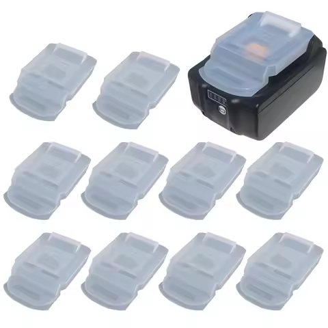 5/10Pcs Battery Holder Dust Cover Sheath for Makita 14.4V 18V Li-ion Battery, Contact Protection Cap Battery Holder for Makita