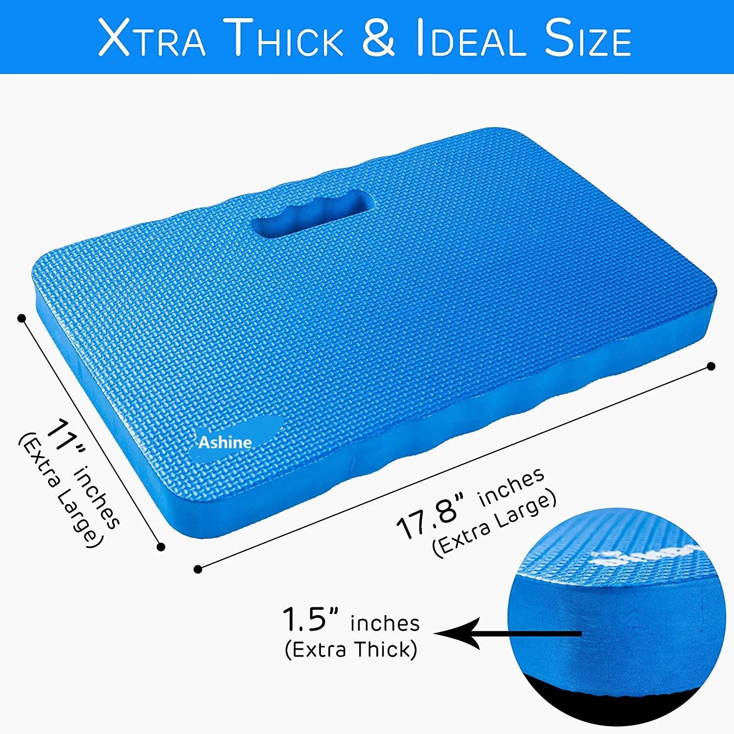 Extra Large Kneeling Pad Thick High Density Foam Kneeling Pad for Work Gardening Knee Pad Floor Foam Pad Yoga Exercise Mat