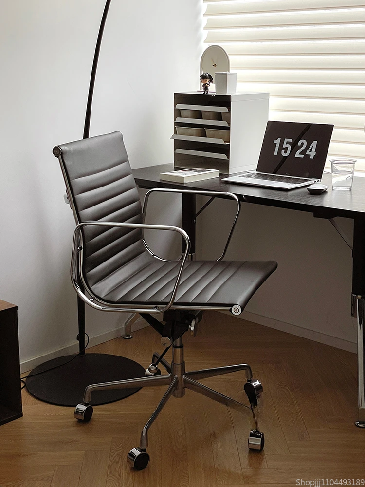 Bauhaus Eames Office Chair - Adjustable Ergonomic Desk Chair with Mid-Century Modern Design Long-Hour Work & Conference Rooms