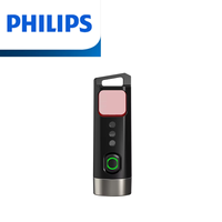 Philips Sfl 1121P Edc Flashlight Led Rechargeable Lamp Mini Edc Keychain Flashlights Camping Lamp for Hiking Self Defense Torch