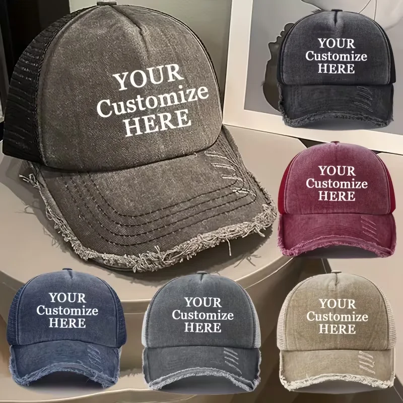Trucker Cap Mesh - Custom Print Logo Mesh Baseball Cap