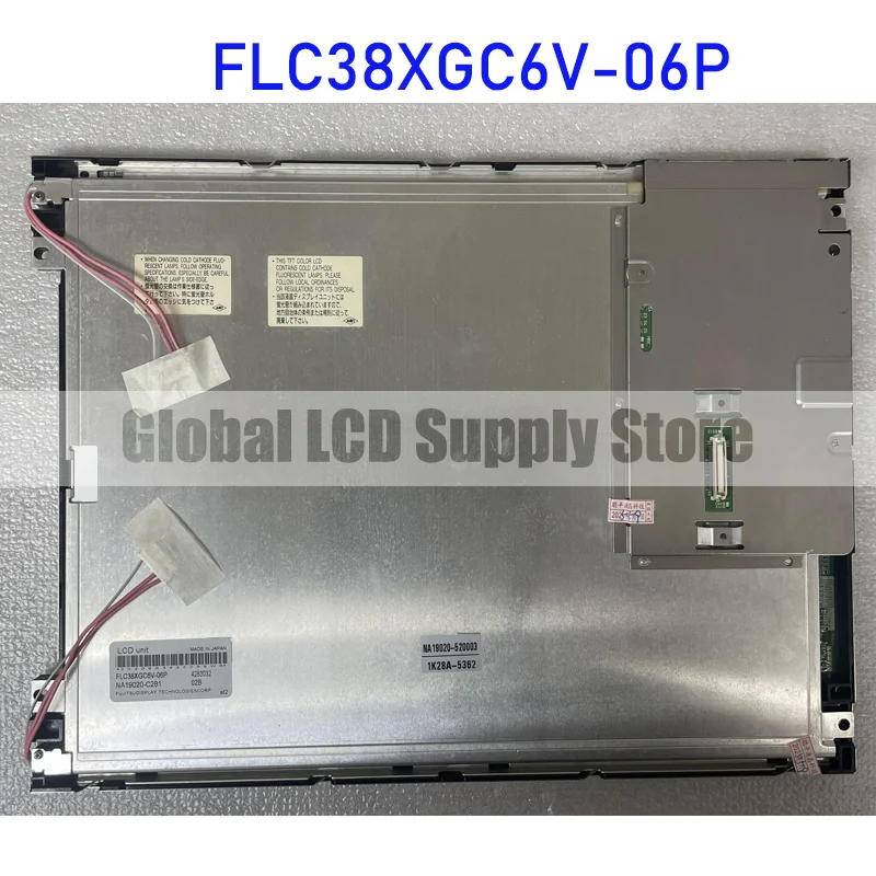 

FLC38XGC6V-06P 15,0-дюймовый TFT ЖК-экран, оригинальная панель для Fujitsu, 60 контактов, новинка, 100% тестирование